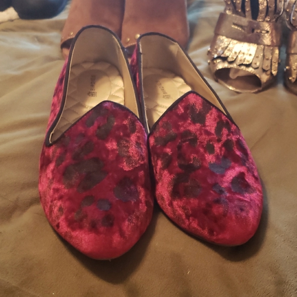 Burgandy Leopard Birdies